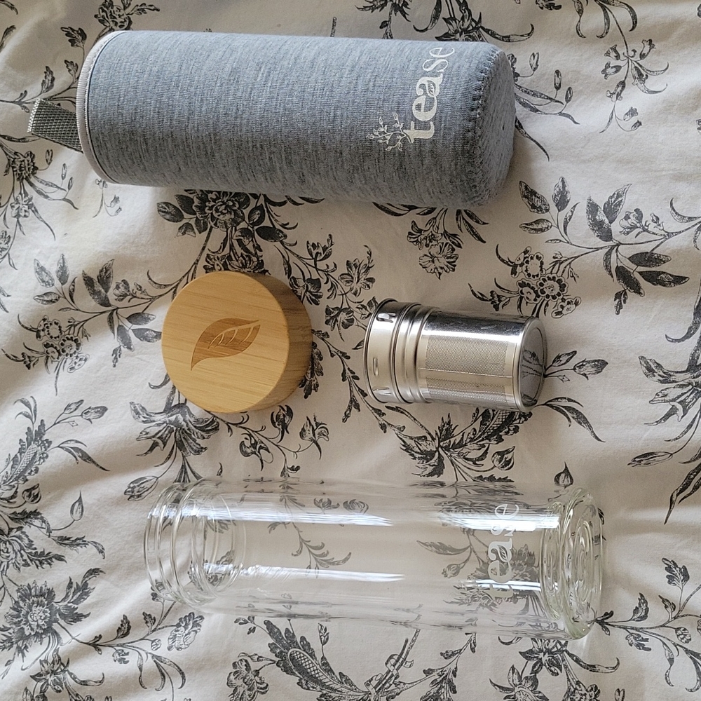 Tease Glass Tumbler Tea Infuser